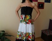 Puiki vasariška suknelė-sijonas