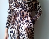 Prabangi leopardinė suknelė