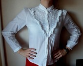Moteriški baltos spalvos marškinėliai 