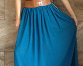 Ilgas sijonas! XS-XL kaspinėlis Mėlynas