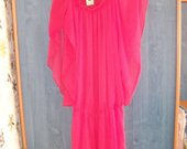 Rožinė vasariška suknelė-tunika