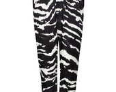 Mango Suit Zebra Print kelnes