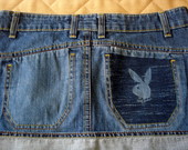  Playboy mini sijonas džinsinis 