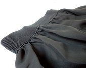 Ilgas juodas šifono sijonas