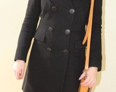 Karl Lagerfeld juodas paltas