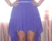 Progine violetines spalvos suknele