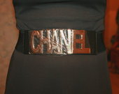 Elastinis diržas su užrašu Chanel