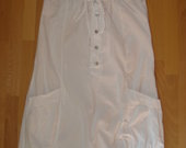nauja balta trumpa suknyte
