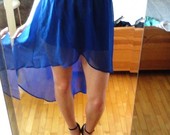 Naujas mėlynas sijonas