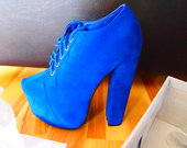 Mėlyni batai/platformos