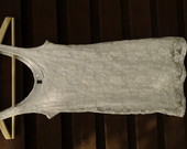 Balta suknelė su gipiūru