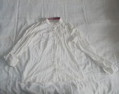 Balti medvilniniai marškiniai