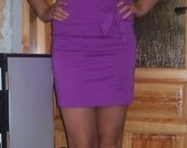 Violetinė suknelė