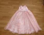 rožinė suknelė 128cm