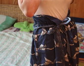 Suknelė maikutė + sijonas su kaspinėliais