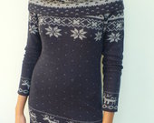 Šiltas ilgas megztinis