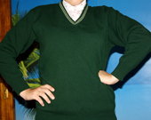 Žalias mokyklinis megztinis