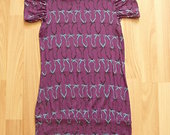 violetine suknele-tunika