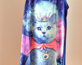 Marškinėliai, palaidinė Galaxy cat