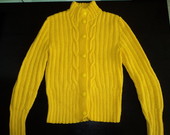 Megztas geltonas megztinis 38 dydis
