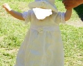 Lininė krikšto suknelė
