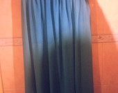 Ilgas žydras sijonas
