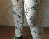 2013m Zara kelnės su paukščiukais