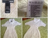 Megzta balta H&M suknelė