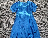 Mėlyna suknelė mergaitei 128 cm