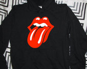 Rolling Stones juodas vyriškas džemperis