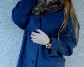 Lindex mėlynas paltas
