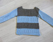 Rankų darbo nertas megztinis