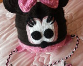 Minnie mouse ruda kepuryte