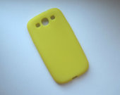 Naujas Samsung S3 Geltonas guminis
