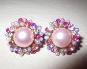 "Pink" perlų auskarai NUOLAIDA