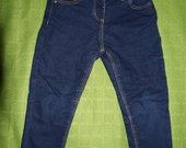 Mėlyni džinsiukai 2 - 3 m mergaitei 98 cm tamprūs