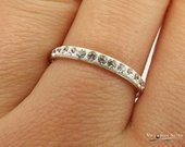 Sidabrinis žiedas su Swarovski kristalais