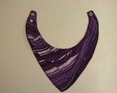  Kaklaskarė-seilinukas violetinis dryžuotas 