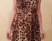 Leopardo rašto suknelė