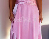 Rožinės spalvos proginė suknelė M dydis 