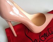 Louboutin So Kate Stilletos Nude nauji orginalus