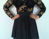 Valentino style juoda išskirtinė suknelė!