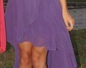 Išleistuvinė violetinė suknelė