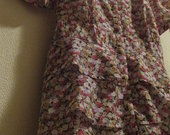 Peplum stiliaus gėlėta palaidinė/marškinukai