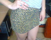 Leopardinis mini sijonas
