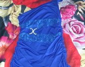 Mėlyna seksuali suknelė/tunika