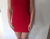 raudona tumpa suknelė (kaina su siuntimu)
