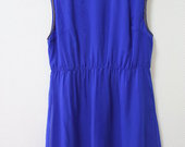 Ryškiai mėlyna VILA suknelė