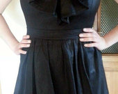 Šlapio efekto juoda suknelė.derėkimės :)