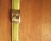 Šviesiai žalios spalvos moteriškas laikrodis